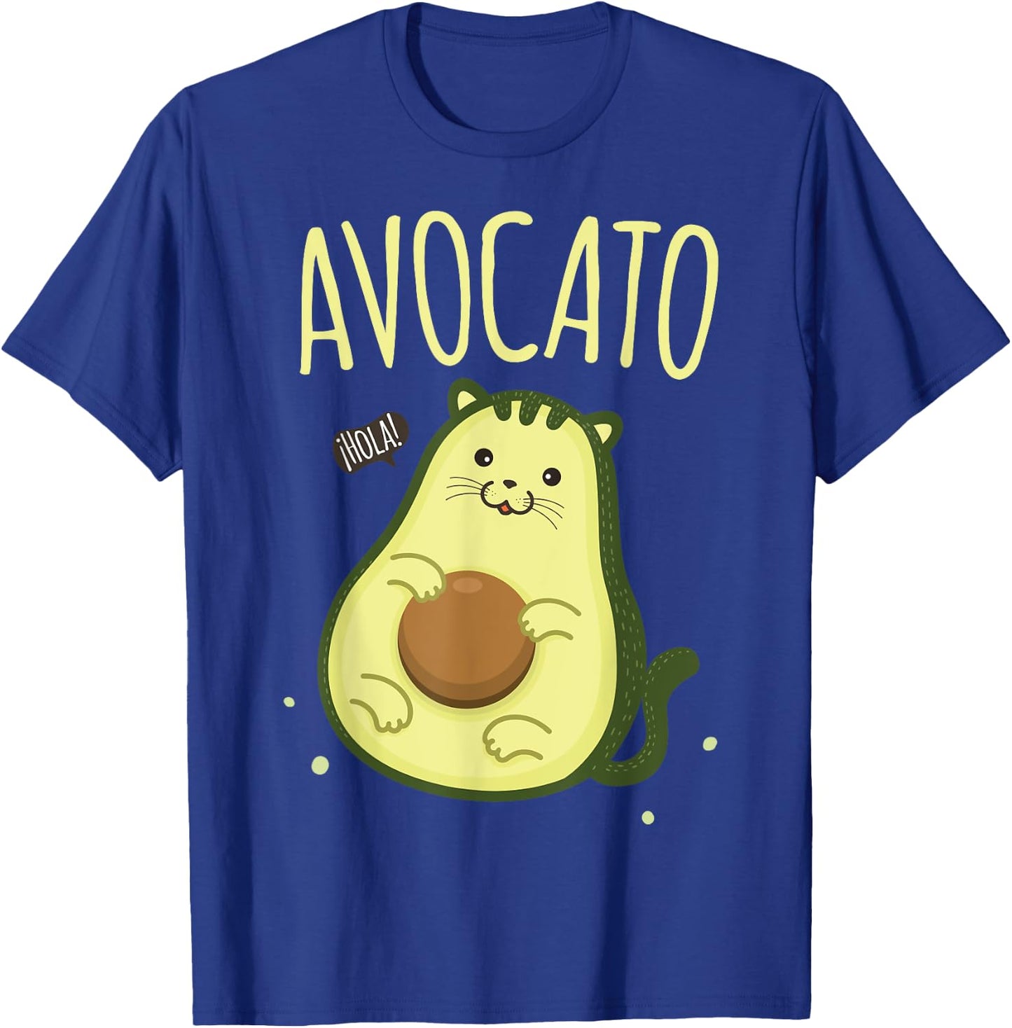 Cute Avocato Avocado Cat Kawaii T-Shirt - T-Shirt | Royal