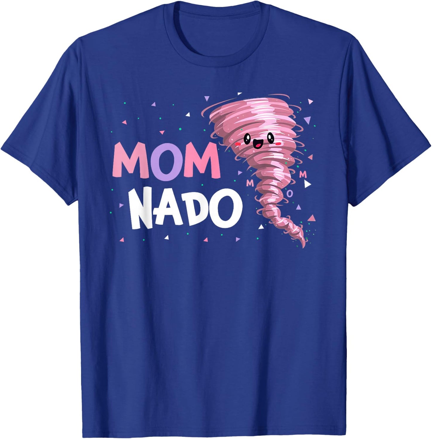 Mom Nado Tornado Birthday Party Decorations Pink Tornado T-Shirt - T-Shirt | Royal