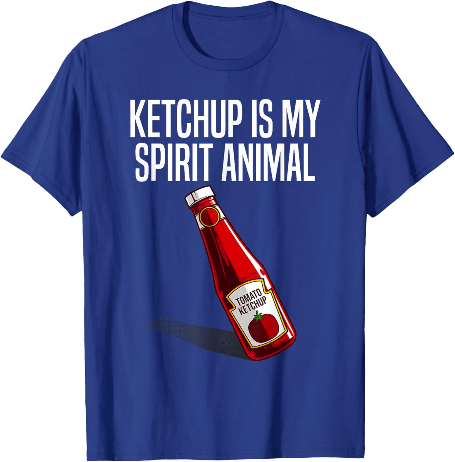 Funny Ketchup Lover Gift Women Kids Tomato Fan T-Shirt - T-Shirt | Royal