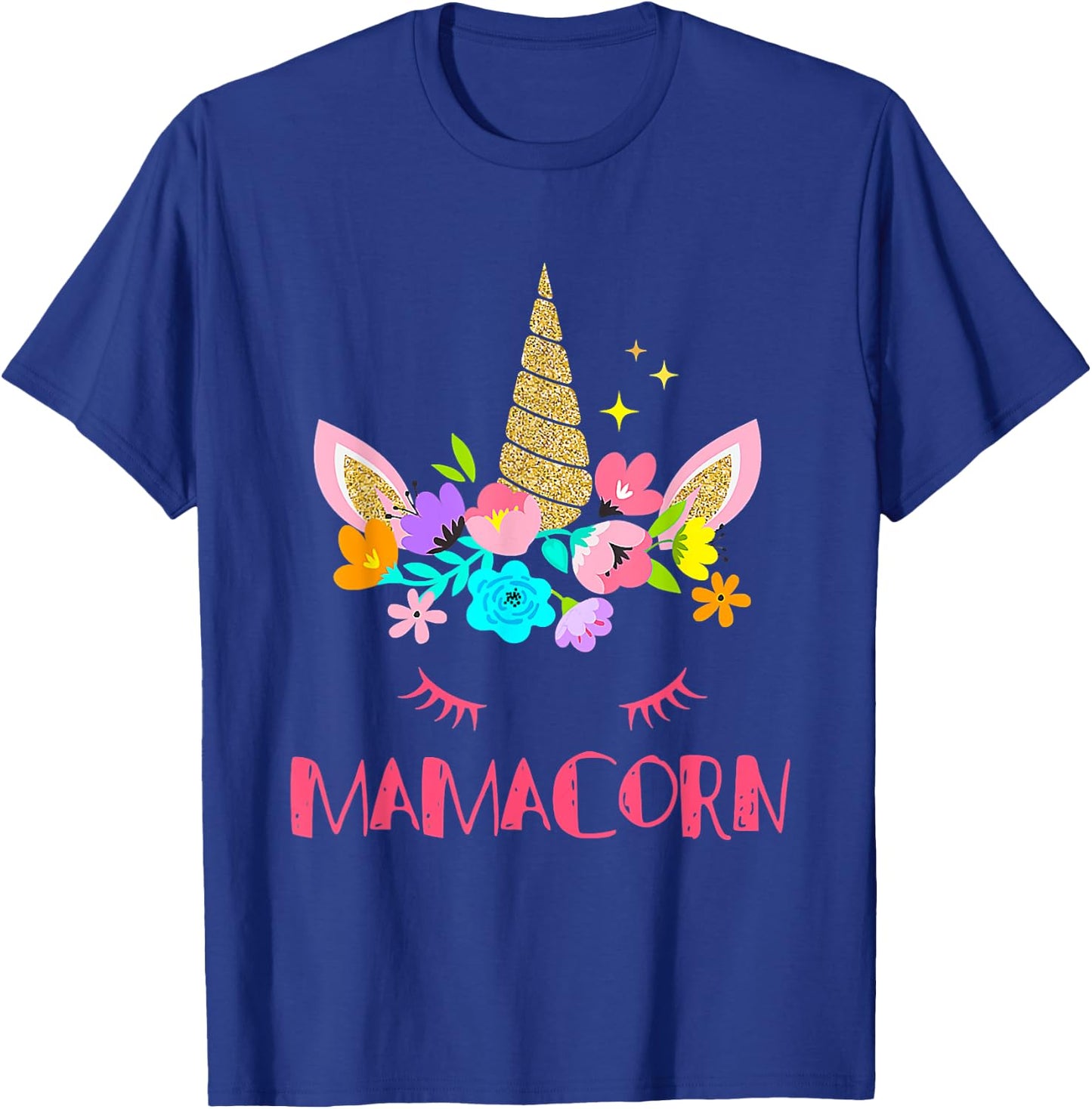 Funny Mamacorn Unicorn Costume Mom Mother's Day T-Shirt - T-Shirt | Royal