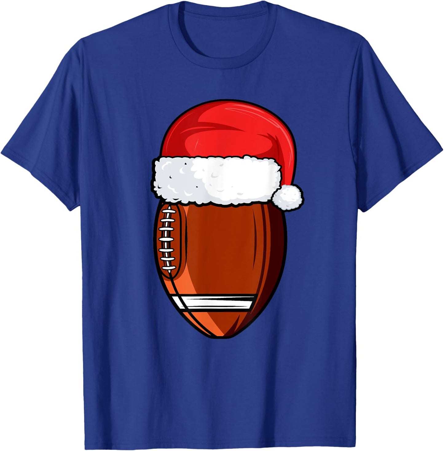Football Christmas Pajama Shirt, Men Women Kids T-Shirt - T-Shirt | Royal