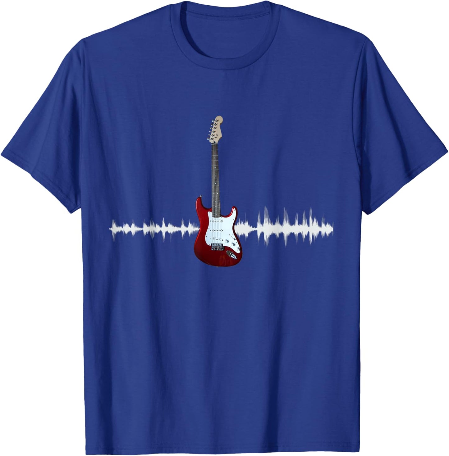 Electric Guitar Themed T-Shirt - T-Shirt | Royal