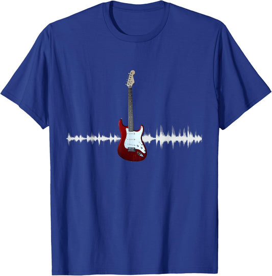 Electric Guitar Themed T-Shirt - T-Shirt | Royal