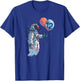 12 Years Old Birthday Boy Cosmonaut Galaxy Balloon Astronaut T-Shirt - T-Shirt | Royal