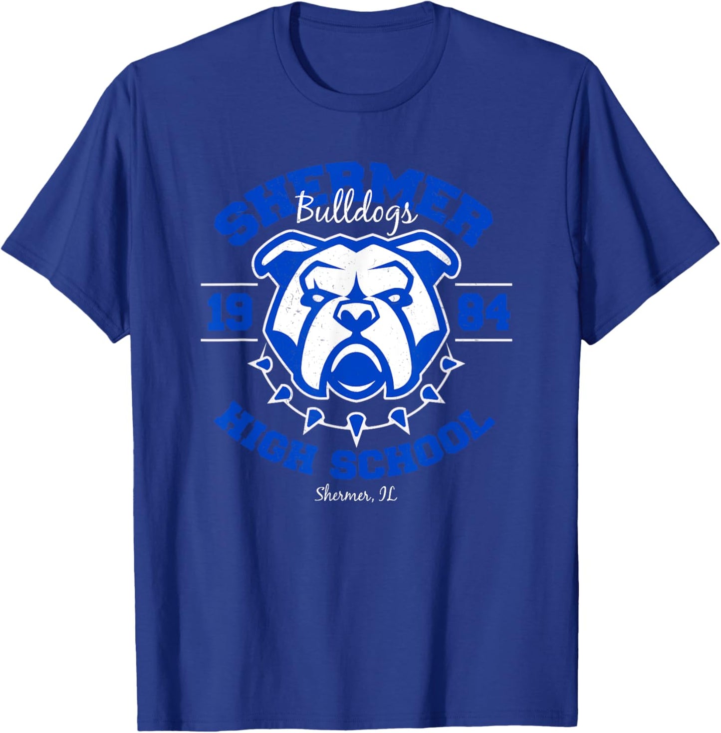 Shermer High School Bulldogs T-Shirt - T-Shirt | Royal