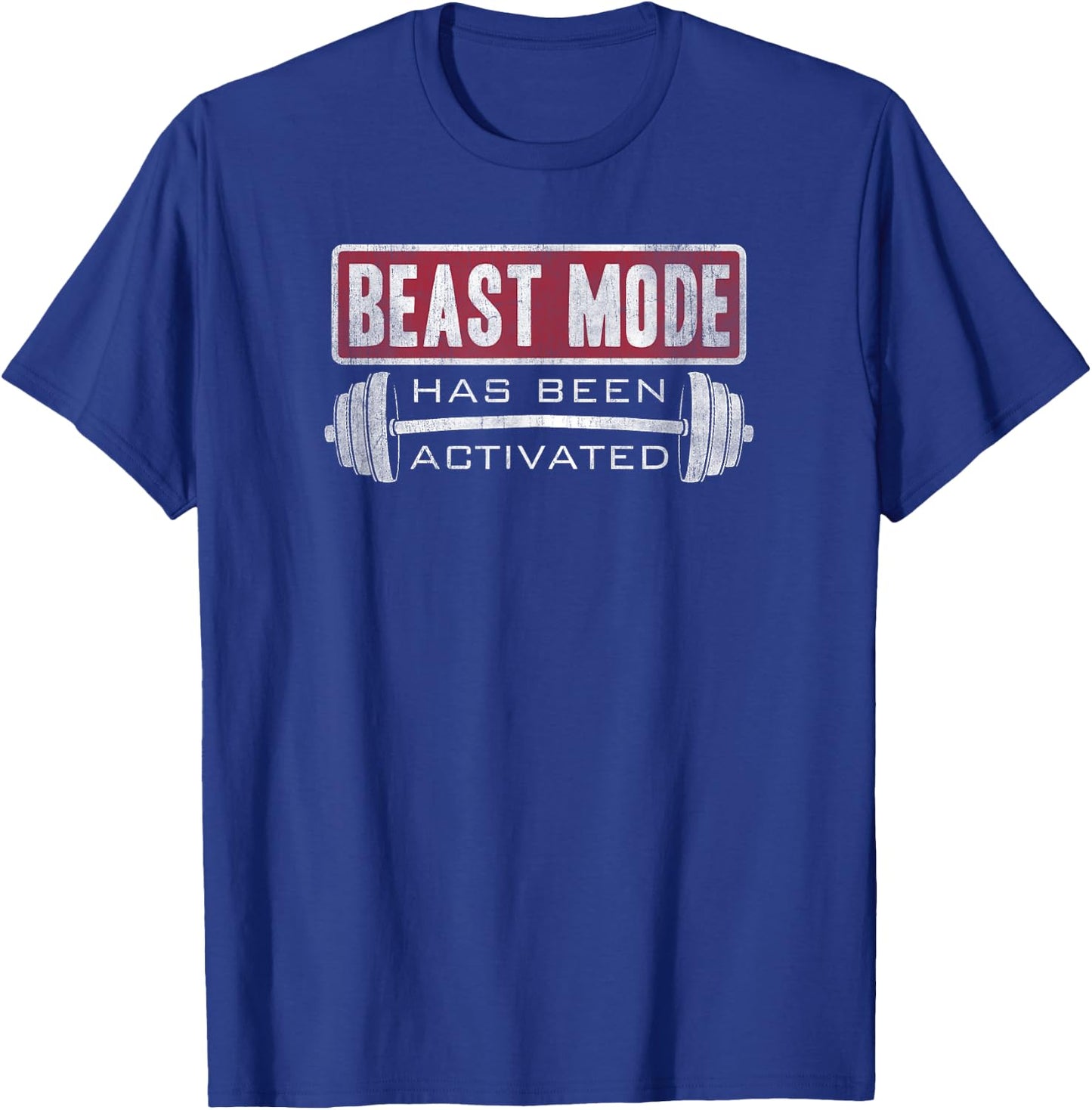 Trendy Gym Beast Mode Has Been Activated Lift T-Shirt - T-Shirt | Royal