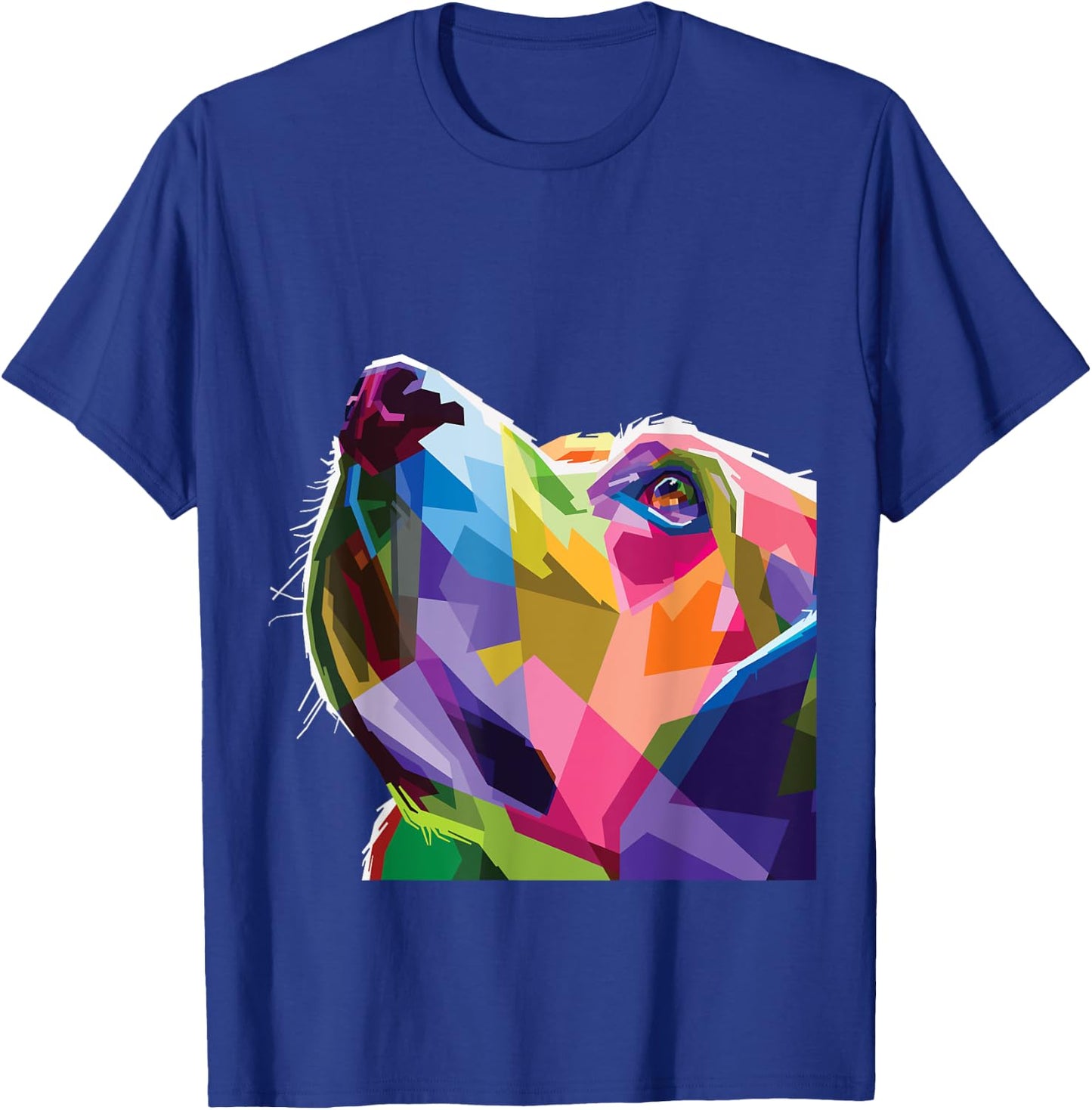 Rainbow Lab Colorful Dog Lover Labrador Retriever Women Kids T-Shirt - T-Shirt | Royal