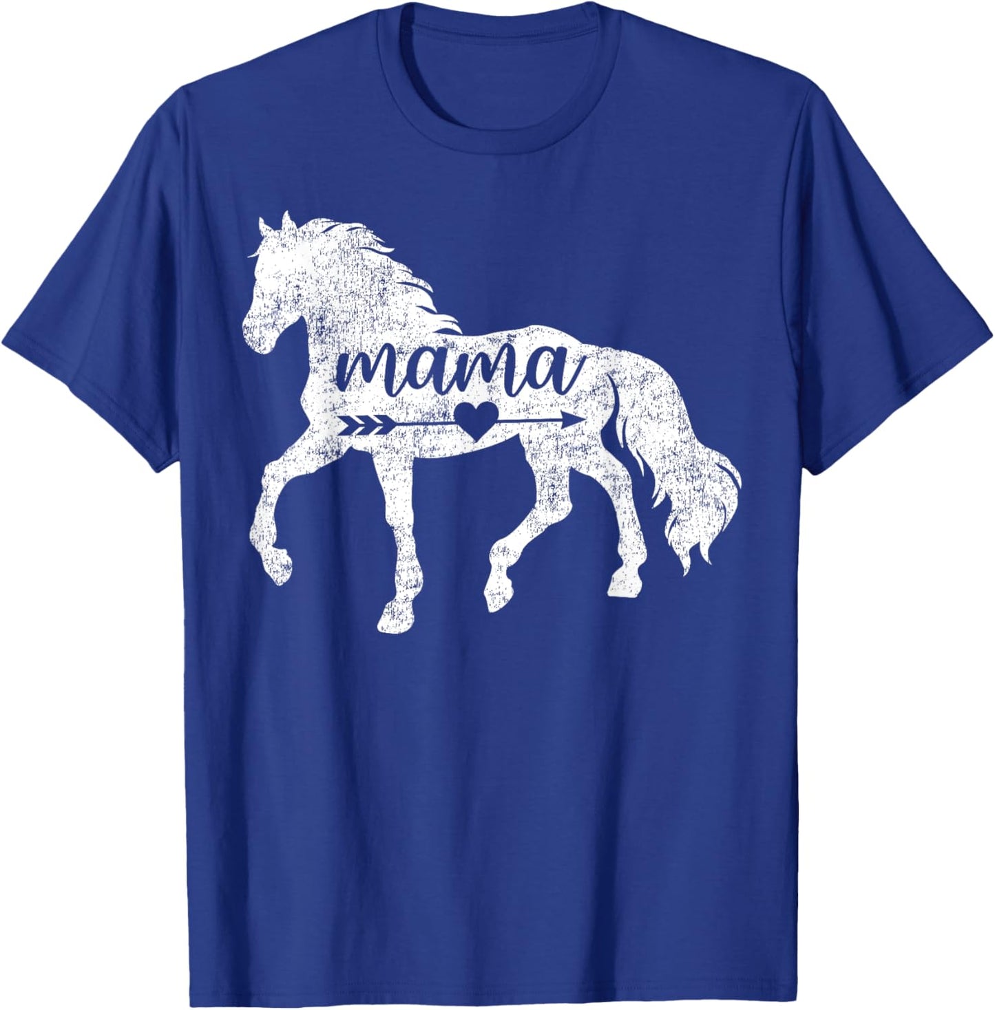 Horse Mama Shirt - Funny Horse Lover Mom Mother's Day T-Shirt - T-Shirt | Royal