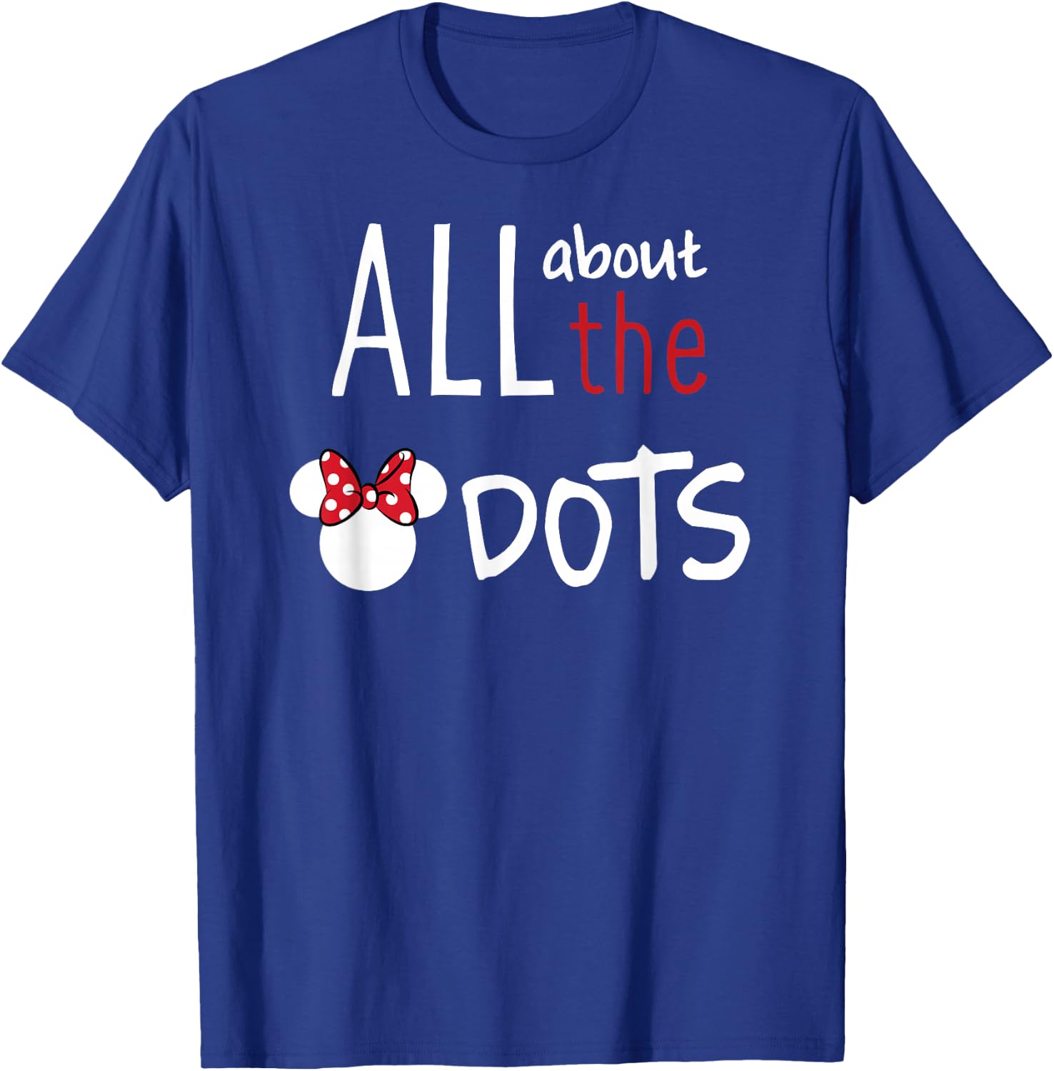 Disney - Minnie Mouse is All about the Dots T-Shirt - T-Shirt | Royal