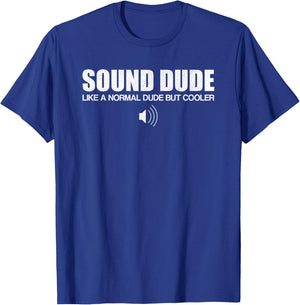 Fun Audio Engineer T-Shirt - T-Shirt | Royal