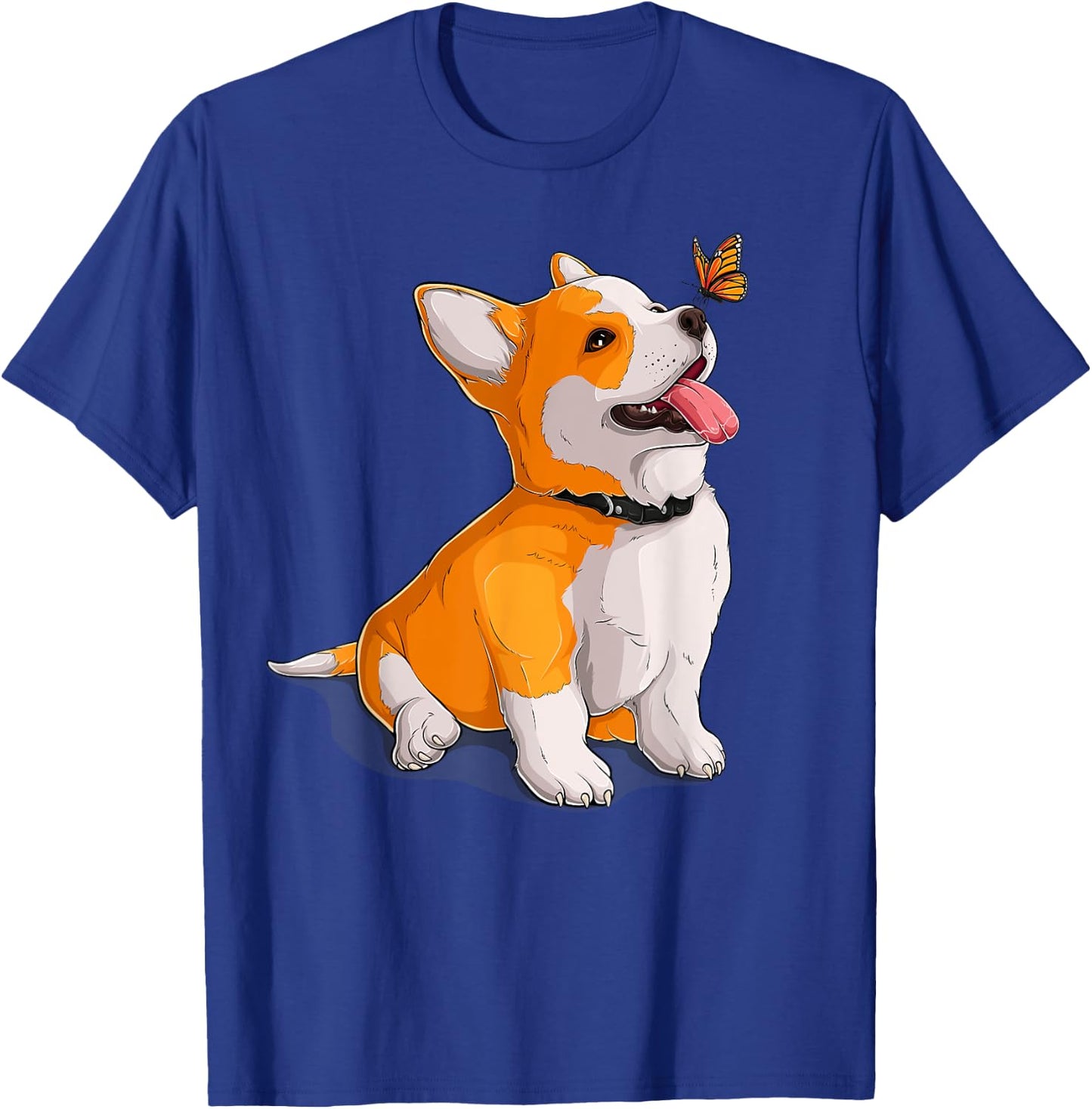 Funny Corgi Dog Lover Owner , Black T-Shirt - T-Shirt | Royal
