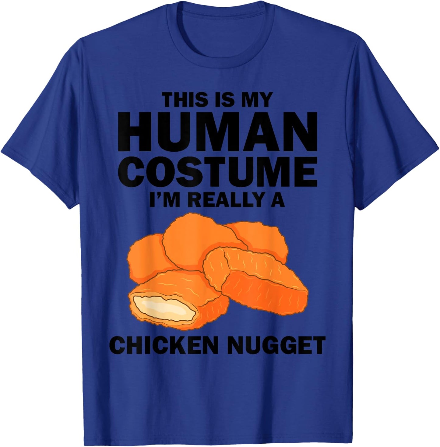 Funny Chicken Nugget Costume For Kids Fashion Nugget Foodie T-Shirt - T-Shirt | Royal