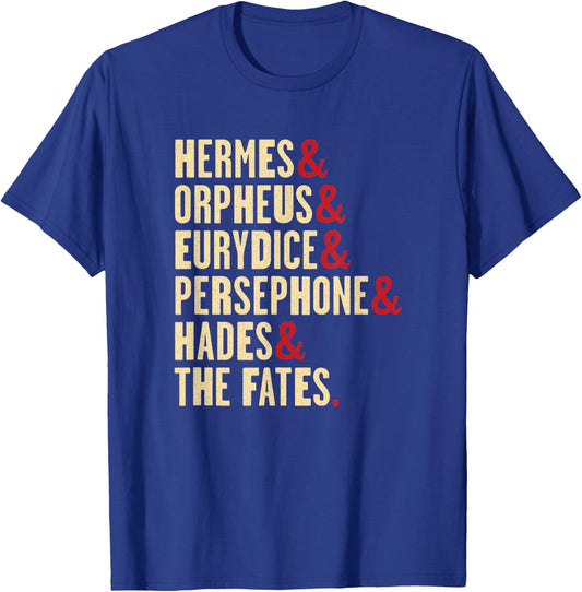 Hades & Persephone & Orpheus & Eurydice - Greek Mythology T-Shirt - T-Shirt | Royal