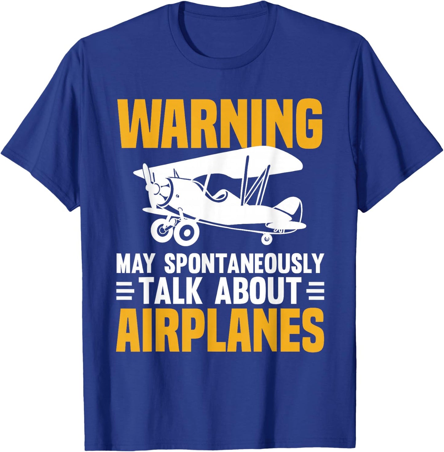 Funny Airplane Novelty Women Plane Aviation Pilot T-Shirt - T-Shirt | Royal