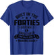 Built In The Forties Built In The 40s Birthday T-Shirt - T-Shirt | Royal