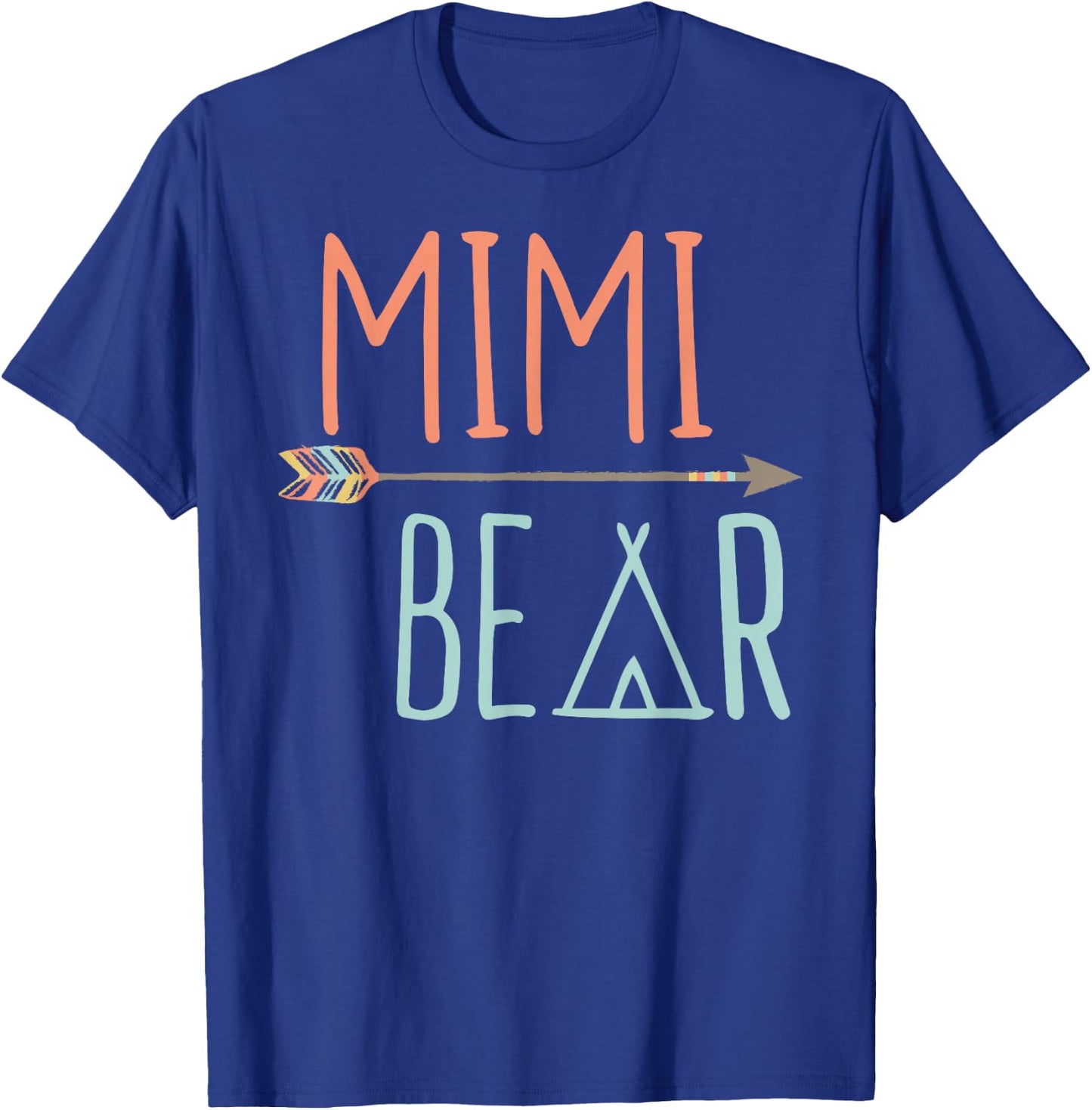 Tribal Arrow Mimi Bear Shirt Grandma Shirt T-Shirt - T-Shirt | Royal