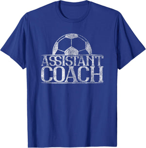 Assistant Soccer Coach T-Shirt - T-Shirt | Royal