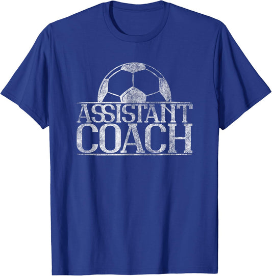 Assistant Soccer Coach T-Shirt - T-Shirt | Royal