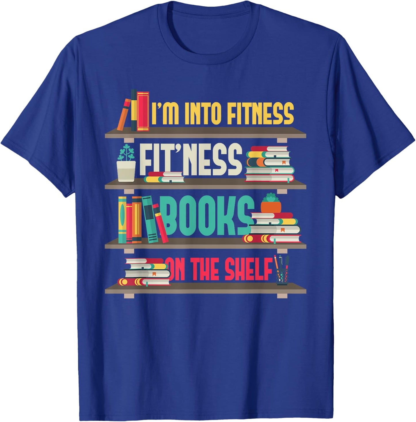 Funny Librarian Teacher Library assistant T-Shirt - T-Shirt | Royal