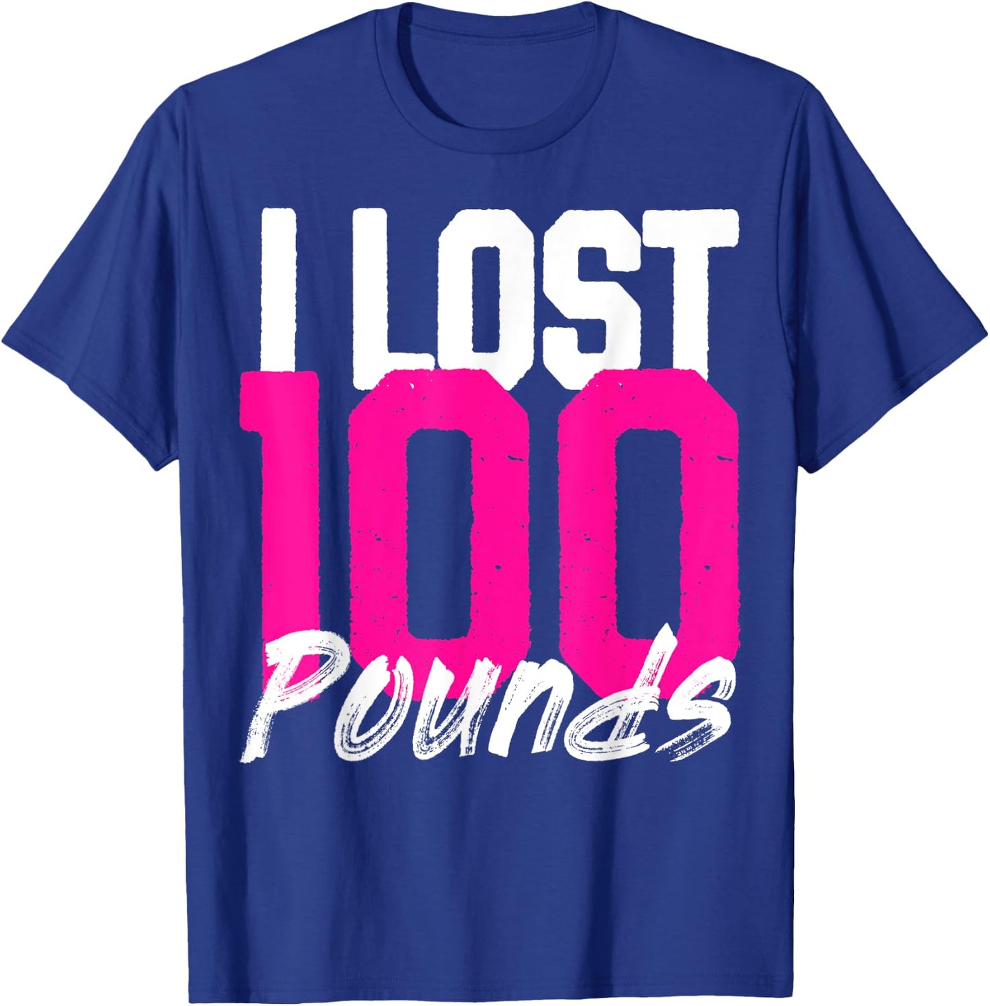 I Lost 100 Pounds - Proud Weightloss Announcement - women T-Shirt - T-Shirt | Royal