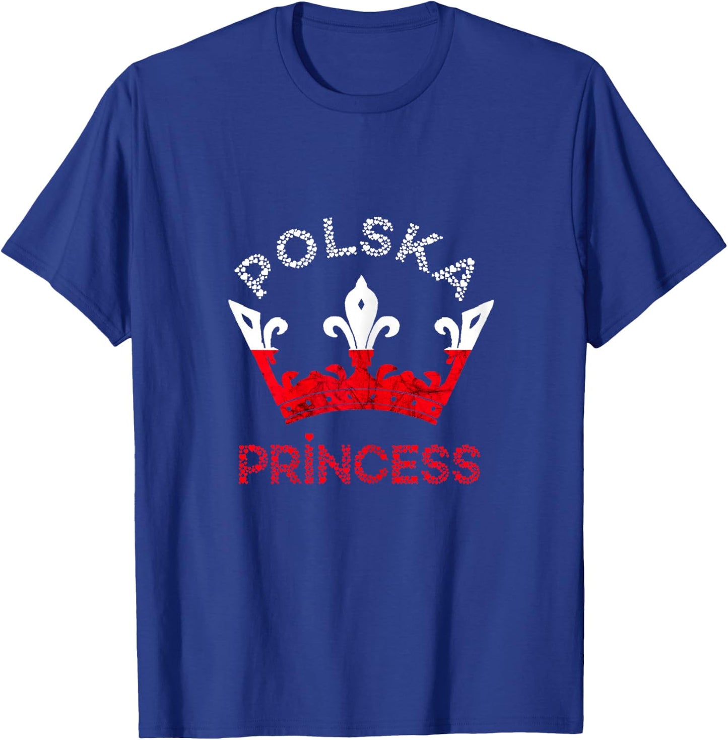 Polska Princess Crown Polish Eagle Poland Flag Polish Pride T-Shirt - T-Shirt | Royal