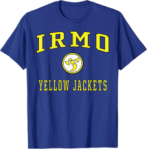 Irmo High School Yellow Jackets C1 T-Shirt - T-Shirt | Royal