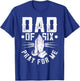 Funny Dad Father's Day Fatherhood Parenting Super Dad Family T-Shirt - T-Shirt | Royal
