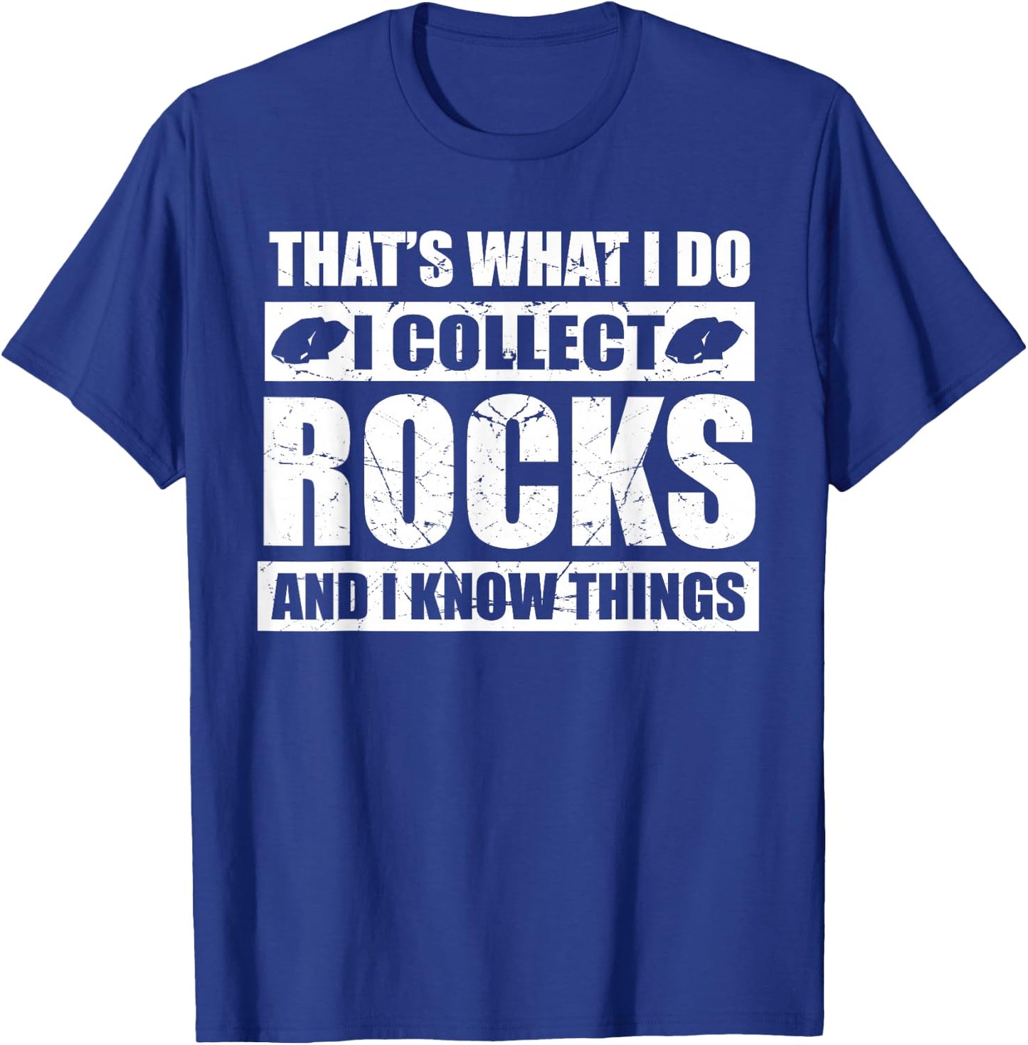 Funny Rock Collecting Rockhound Women Geology Rock Hounder T-Shirt - T-Shirt | Royal