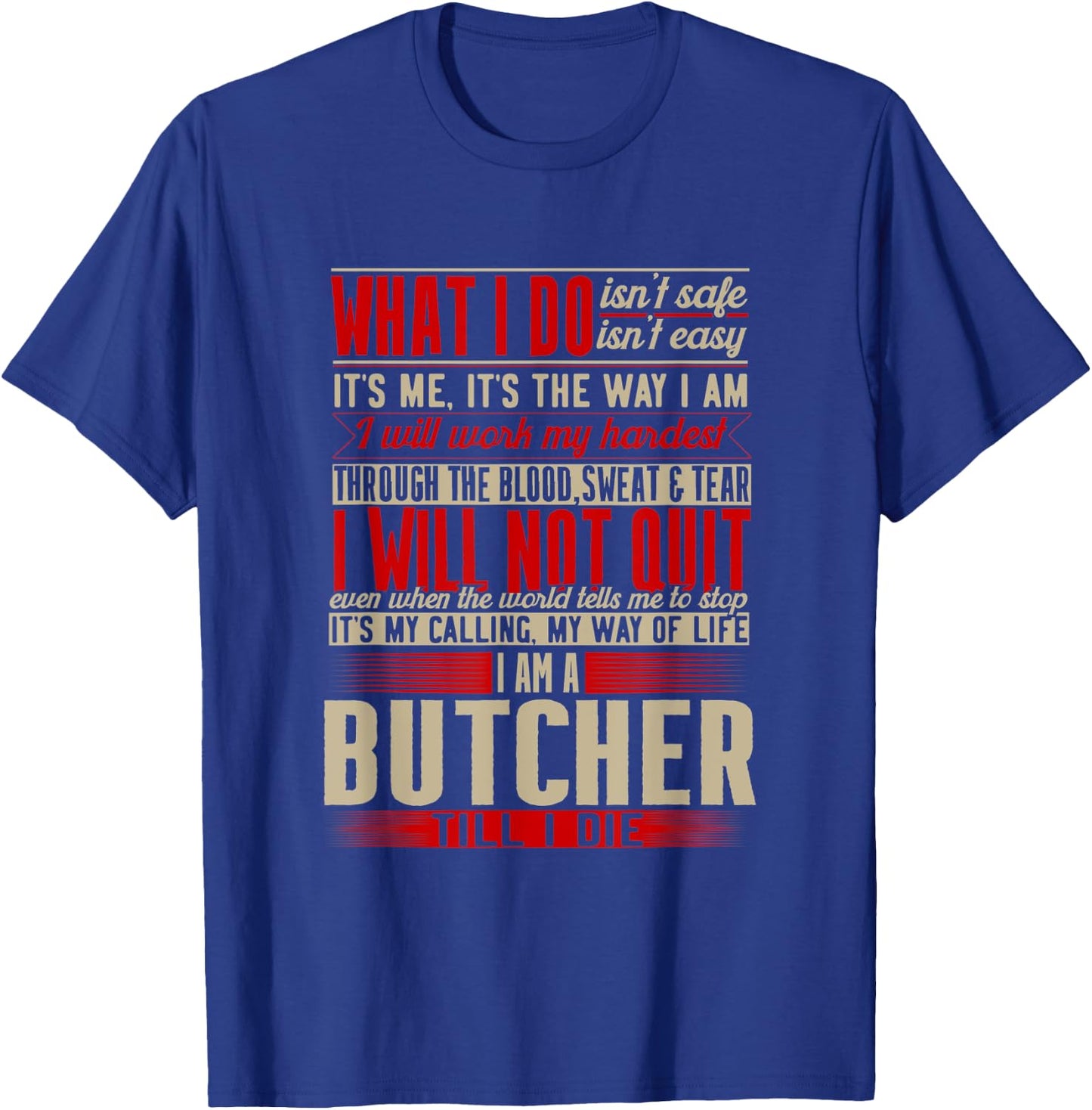 Butcher T-Shirt - T-Shirt | Royal