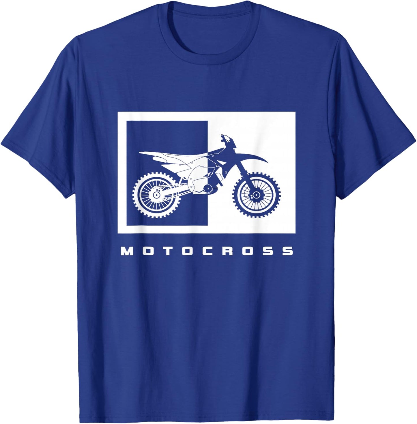 Dirt Bike Motocross Apparel - Dirt Bike Motocross T-Shirt - T-Shirt | Royal