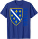 Bosnia Gift Flag Bosnia Vintage Herzegovina Sarajevo T-Shirt - T-Shirt | Royal