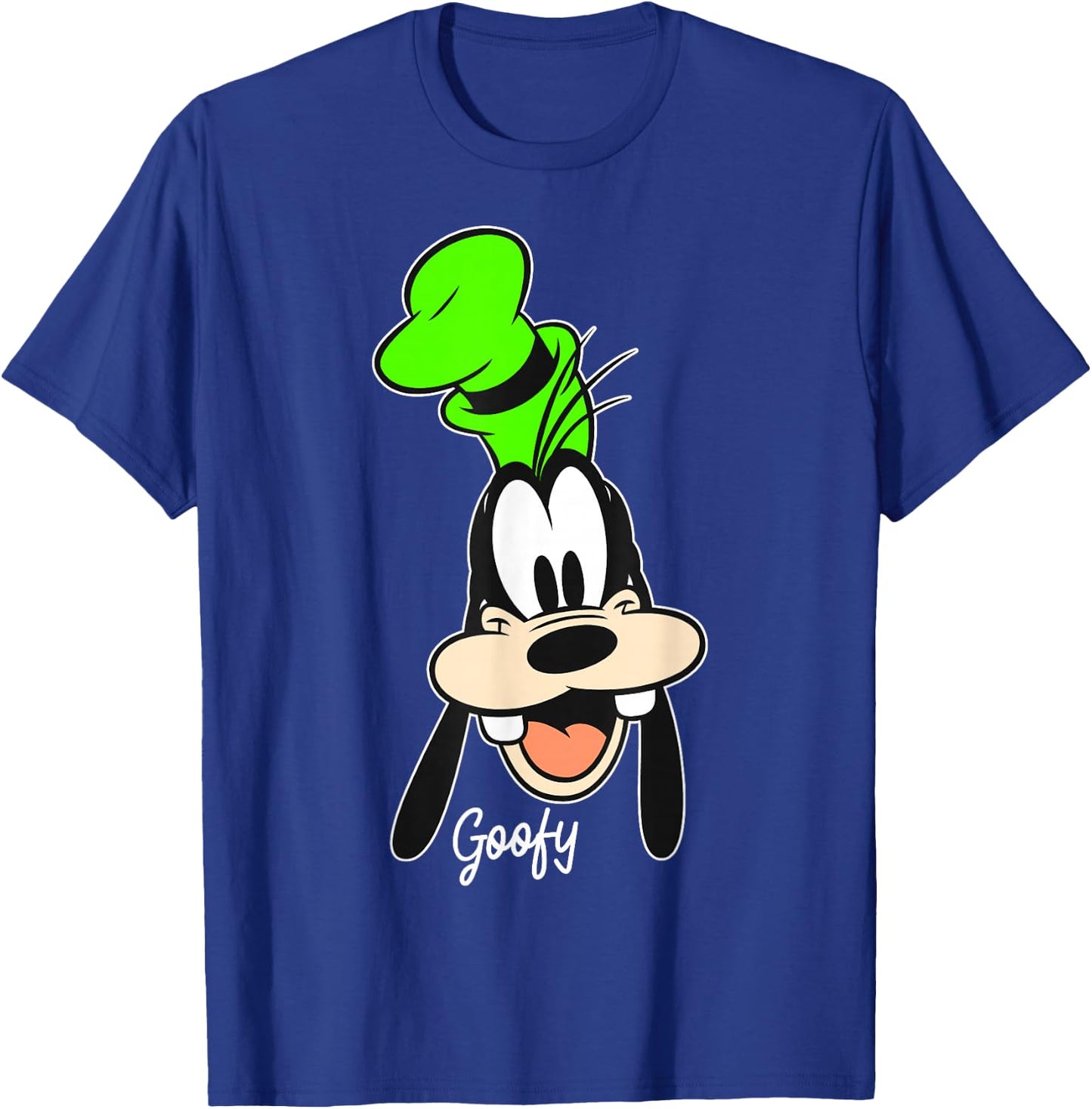 Disney Mickey and Friends Goofy Big Face Vintage Portrait T-Shirt - T-Shirt | Royal