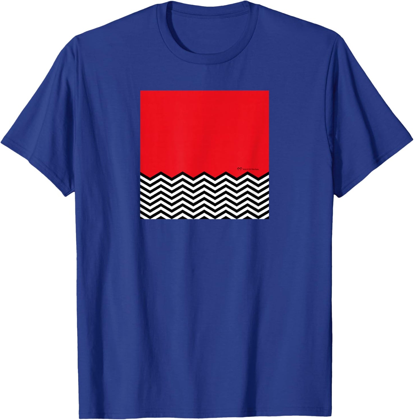 Twin Peaks Red Room Chevron T-Shirt - T-Shirt | Royal