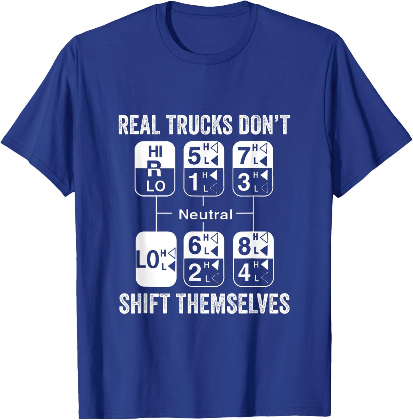 Trucker Semi Truck Driver T-Shirt - T-Shirt | Royal