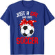 Just a Girl who loves Soccer Girls Youth T-Shirt - T-Shirt | Royal