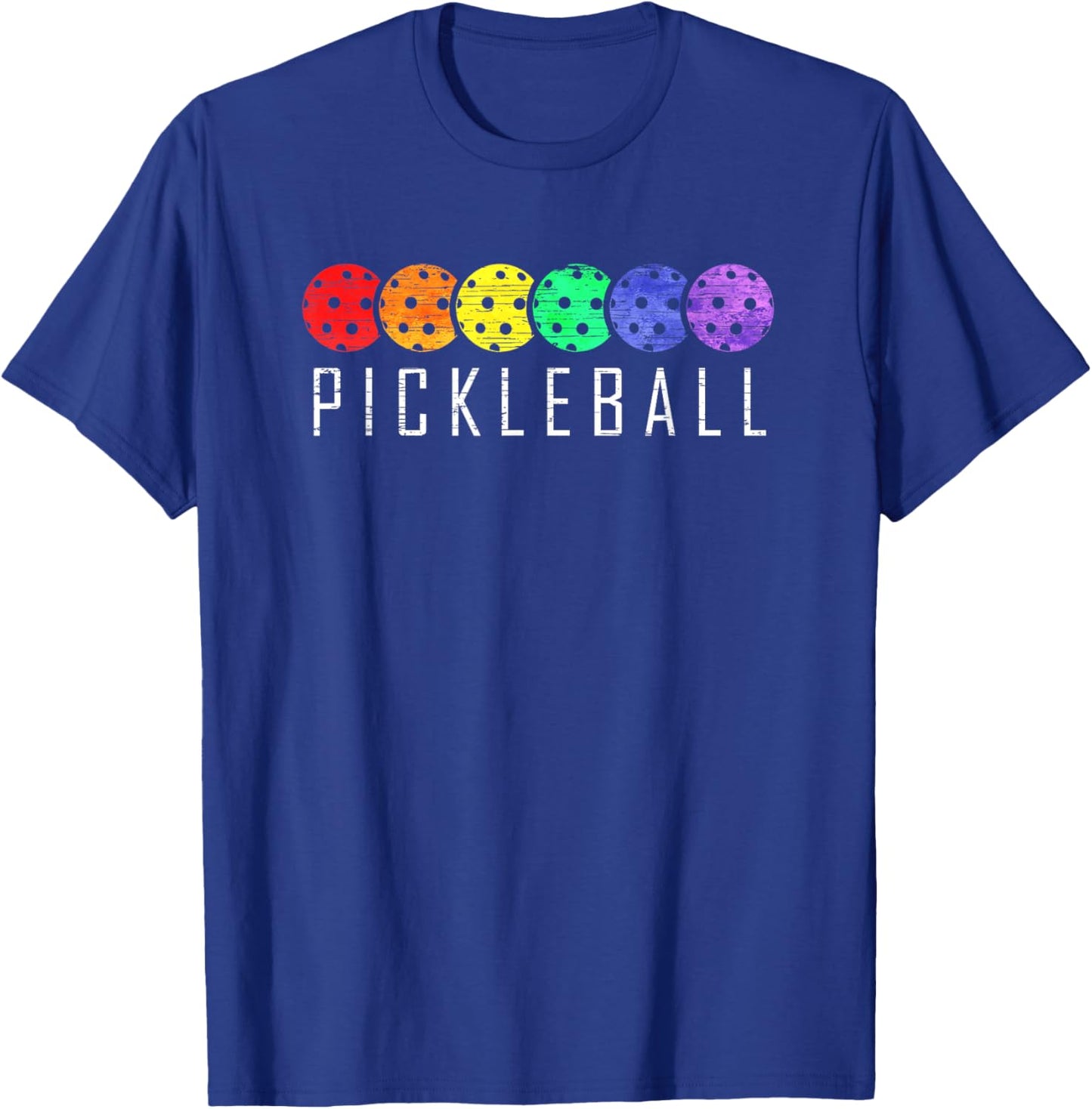Pickleball Funny Paddle Sports Player Retro Vintage Gift T-Shirt - T-Shirt | Royal
