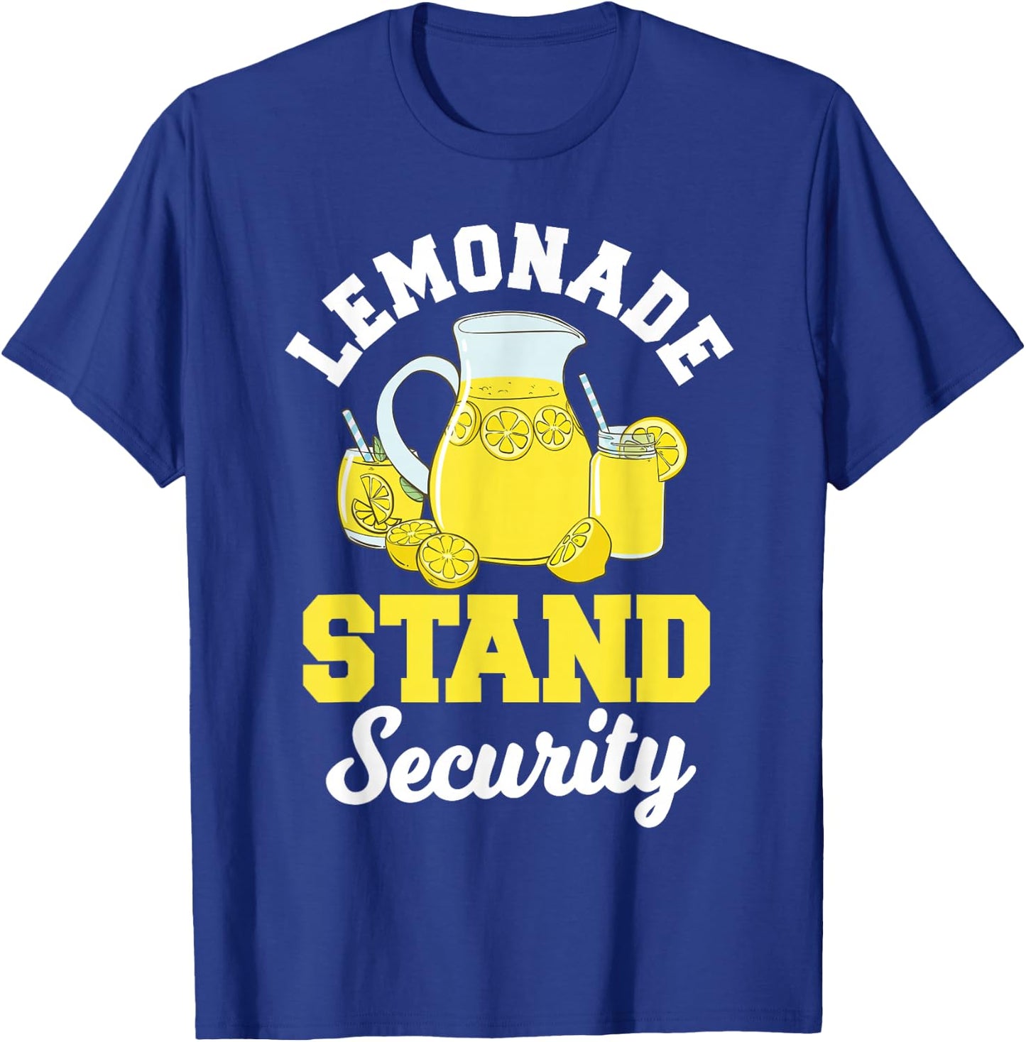 Lemonade Stand Security Lemon Juice Citrus Summer Drink T-Shirt - T-Shirt | Royal
