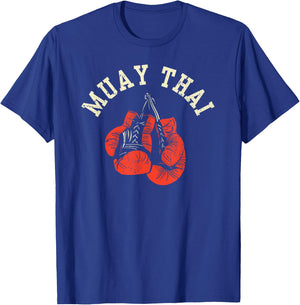 Muay Thai Hobby Boxing Fighter Martial Arts T-Shirt - T-Shirt | Royal