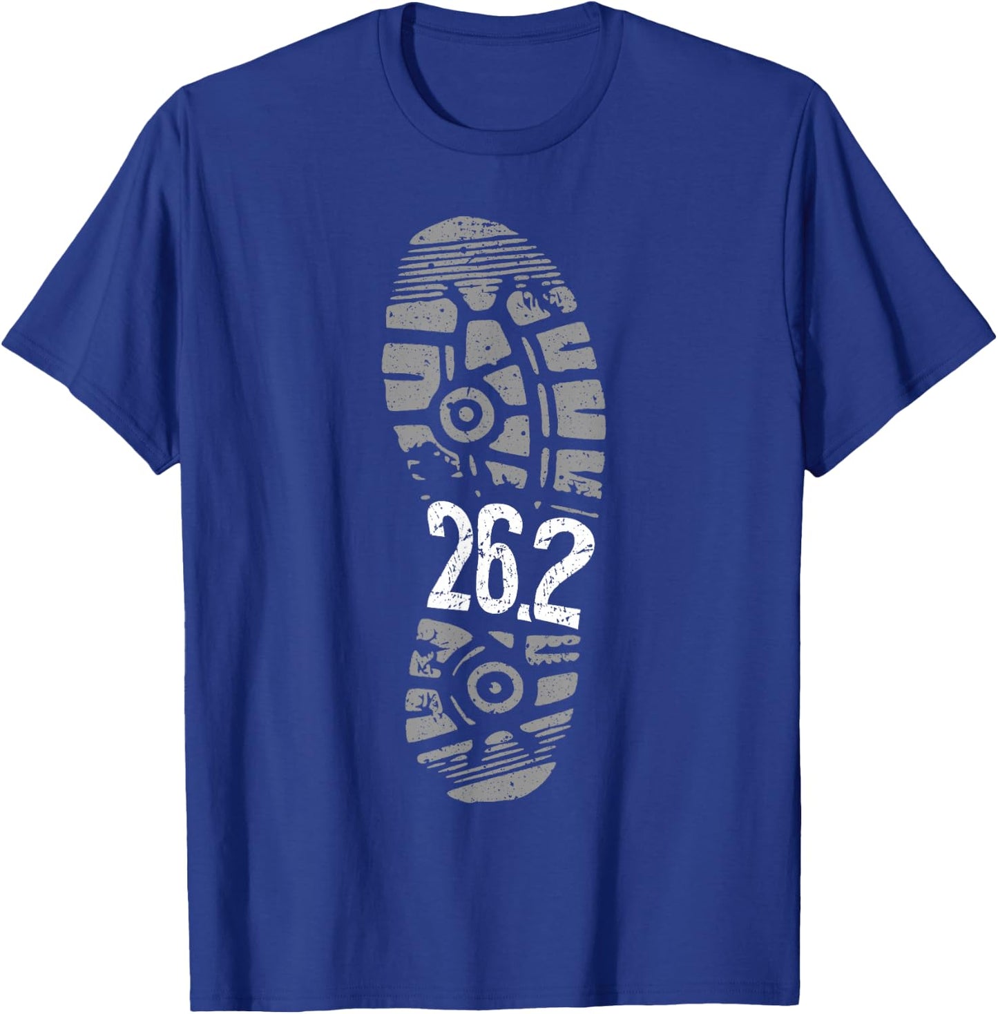 Cool Marathon Art Men Women 26.2 Marathoner Running Finisher T-Shirt - T-Shirt | Royal
