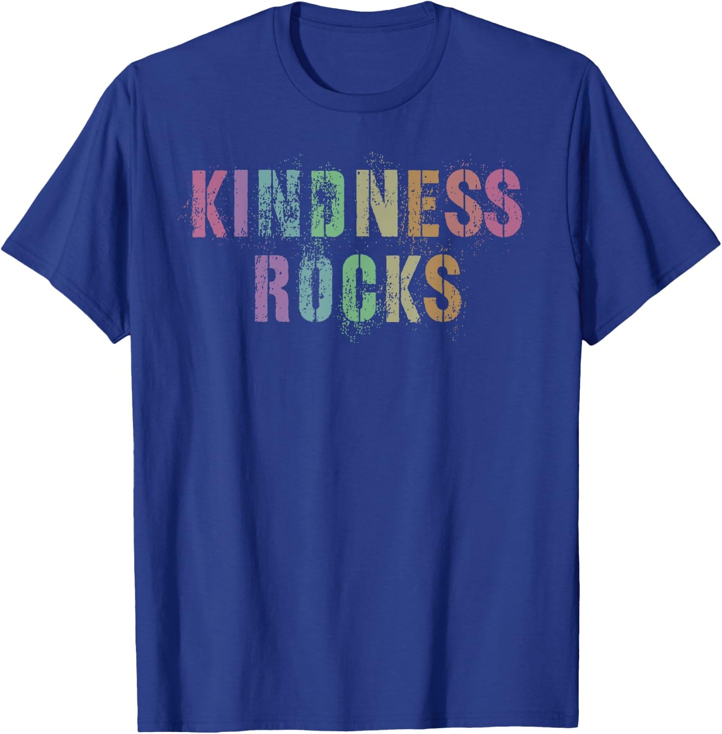 Vintage KINDNESS ROCKS Back To School Teacher Be KIND Squad Men Women Kids T-Shirt - T-Shirt | Royal