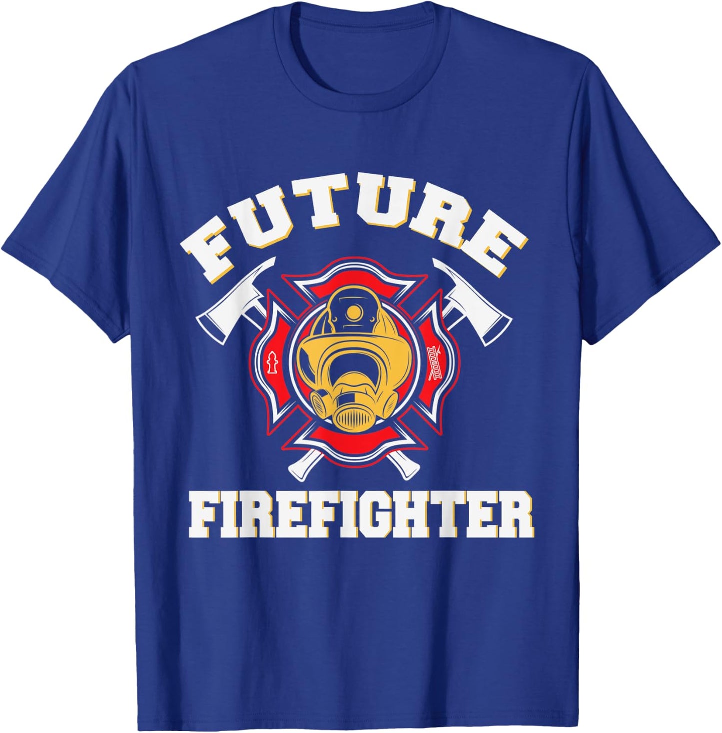 Future Firefighter Fireman Firefighter Day Gift T-Shirt - T-Shirt | Royal