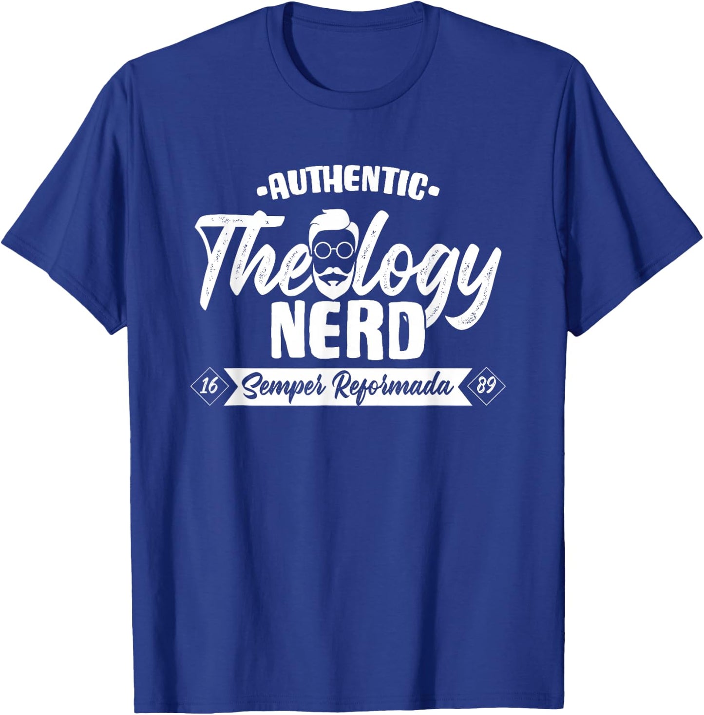 Theology Nerd 1689 Reformed Christian Seminary T-Shirt - T-Shirt | Royal