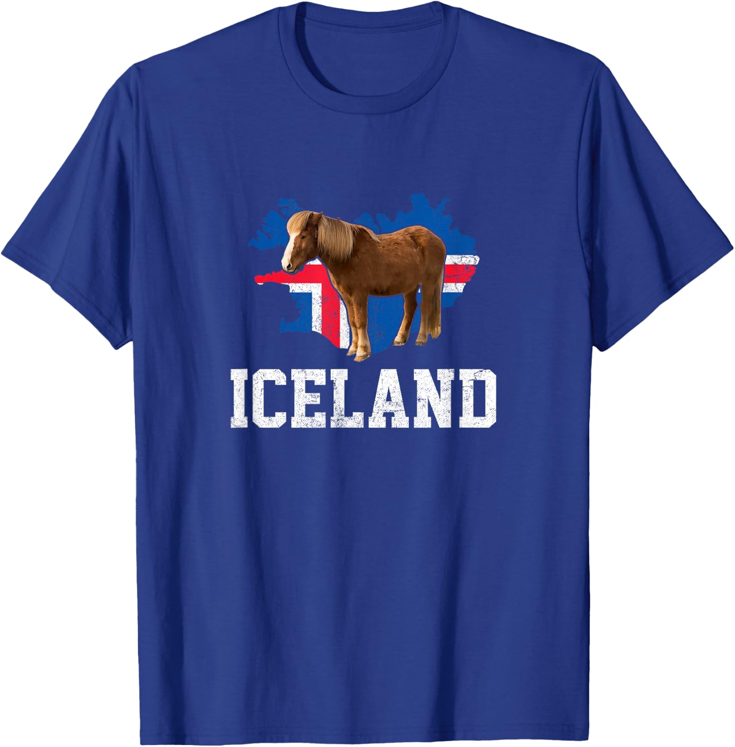 Icelandic horse,flag icelandic horse T-Shirt - T-Shirt | Royal