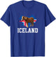 Icelandic horse,flag icelandic horse T-Shirt - T-Shirt | Royal