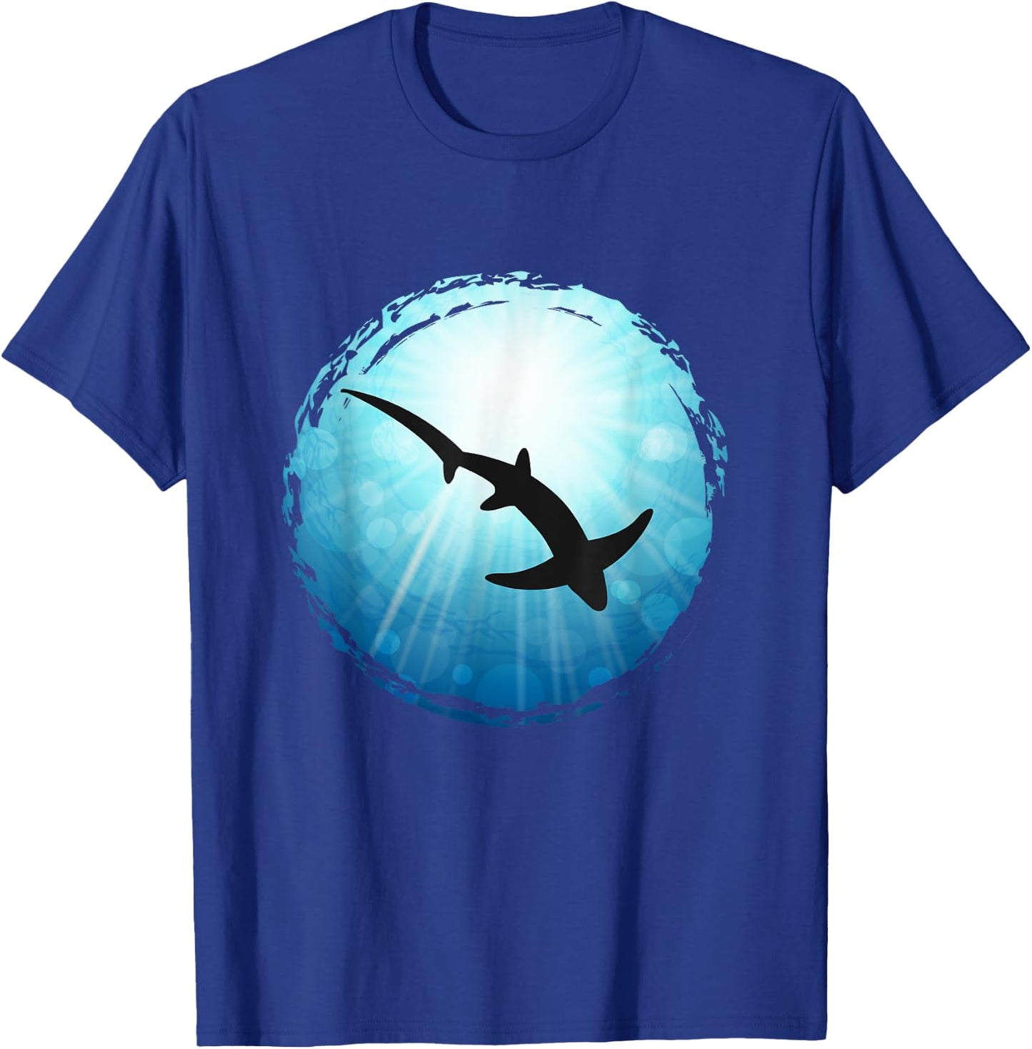 Thresher Shark Diving Ocean Freediving Sea Apnea Dive T-Shirt - T-Shirt | Royal