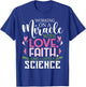 Working On A Miracle - Embryo Transfer IVF Support Pregnancy T-Shirt - T-Shirt | Royal