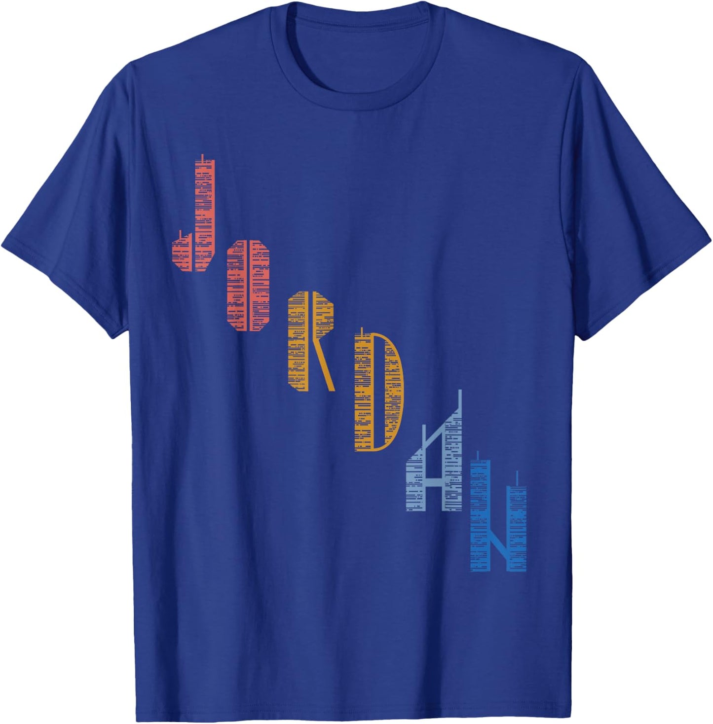 Vintage Jordan t shirt with Skyscarper Jordan T-Shirt - T-Shirt | Royal