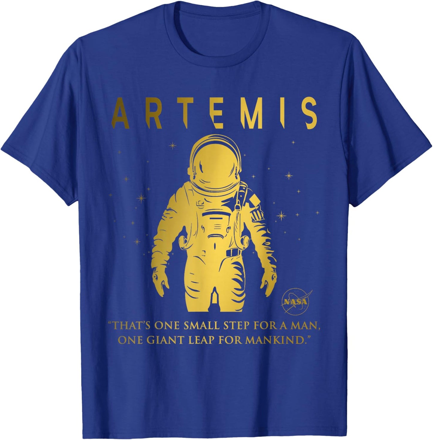 NASA Artemis Mission Astronaut T-Shirt - T-Shirt | Royal