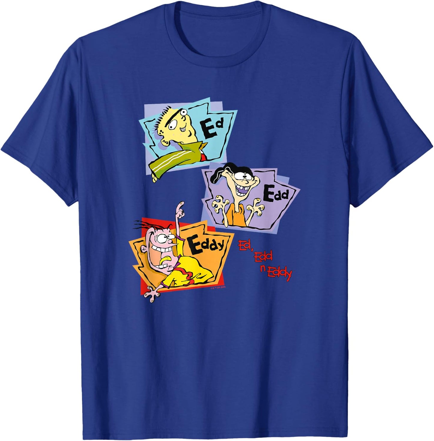 Ed, EDD n Eddy Stacked Group Panels T-Shirt - T-Shirt | Royal