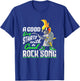 Cockatiel Bird Rock n Roll Design for a Rock music lover T-Shirt - T-Shirt | Royal